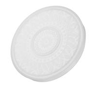 Didiseaon High-Temperature Silicone Mandala Coaster Mold for Epoxy Resin and Plaster DIY Crafts with Elegant Floral Patterns for Candle Holders and Agate Drink Coasters
