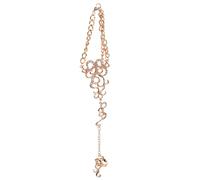 Didiseaon Hollow Anklet for Women Beaded Leg Chain Gold Initial Anklet Beach Jewelry