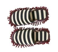 Didiseaon Home Cleaning Slippers Chenille Mop Slipper Covers Non-slip Multi-use Dark s