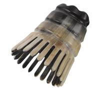 Didiseaon Horn Hair Scalp Massager Comb Compact Travel Friendly Meridian Massage Tool for Men and Women Enhances Hair Health Relieves Muscle Tension Promotes Blood Flow and