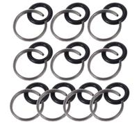 Didiseaon Impact Wrench Socket Retainer Rings and Mechanical Assembly for Automotive Repair 24 Sets with O-Ring and Socket Iron and Rubber Material Random Color for Cordless Wrench