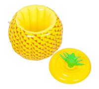 Didiseaon Inflatable Beer Cooler Ice Bucket with Lid, PVC Foldable Pineapple Shape, Lightweight Multi-Functional Party Bucket for Swimming and Travelling