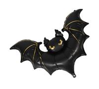 Didiseaon Inflatable Halloween Bat Balloon Spooky Matte Foil Decoration for Haunted House Party Photo Props Shower Wedding Supplies