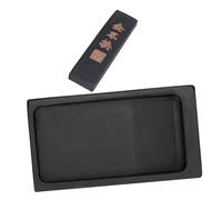 Didiseaon Ink Stick Calligraphy Inkslab Black Inkstone with Simple Design Compact Style Easy to Store Reusable for Chinese Calligraphy and Painting Decorate Your Reading Room