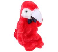 Didiseaon Interactive Parrot Hand Puppet Cartoon Animal for Educational Storytelling Aid Enhances Imagination Motor Skills Communication Soft Comfortable