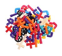 Didiseaon Interlocking Educational Pipe Building Blocks DIY Construction for Enhances Creativity and Learning Through Hands Play for Sensory Development and Imaginative Play Random Color
