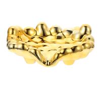 Didiseaon Irregular Cloud Shaped Soap Holder with Self Draining Design Gold Bathroom Soap Dish Storage Box for Sink and Kitchen for Quick Drying and Versatile Use