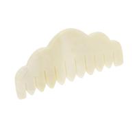 Didiseaon Jade Shape Comb for Scalp Massage Therapy Portable Hair Brush for Women Smooth Surface for Comfortable Use for Muscle Tension Relief and Health Benefits