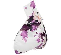 Didiseaon Japanese Knot Bag Wristlet for Women Large Capacity Fabric Purse Holds Phone Keys Cards Wallet Travel and Everyday Wear Stylish and Simple Purple Handbag