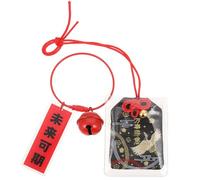 Didiseaon Japanese Omamori Charm Blessing Bag for Students, Pocket Sized | Salt Crystal Paper Plastic Fabric Mix, Gift Ready Charm for Luggage Keys and Car Mirror Hanging