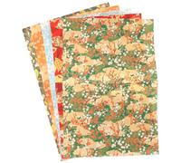 Didiseaon Japanese Wrapping Paper 5pcs Set, Traditional Origami Wrap Sheets Crane Design, Multipurpose Diy Packaging Paper for Crafts, Wedding and Birthday Wrapping Random Style