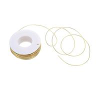 Didiseaon Jewelry Beading Wire Brass Copper Wire for Beading 20m Yellow Uniform Diameter Resists Damage Maintains Colour and Shine for Jewellery Making Scientific Experiments Gardening