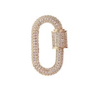 Didiseaon Jewelry Necklace Connecting Clasp Necklace Clasp for DIY Jewellery Making Connector Jewellery Clasps for Creating and Repairing Necklaces Compact Lightweight 1 Piece