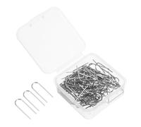 Didiseaon Jump Featuring Nickel-Chromium Alloy 60pcs High Temperature Nichrome Wire with U-Shaped Hooks and Storage Box for Jewelry Making and Crafting Ceramic, Glass, and Projects