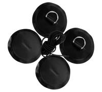Didiseaon Kayak D-ring Patch with Strong Adhesive for Inflatable Boats and Canoes Reinforced PVC Deck Anchor Line Buckle Suit Easy to Install Tie Down Accessory for Kayaks Dinghies and