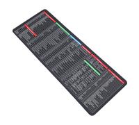Didiseaon Keyboard Shortcut Mouse Pad with Spanish Excel Cheatsheet 300x800x3mm Anti-slip Desk Mat for Office and Gaming Desktop Keyboard Mouse Pad