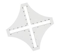 Didiseaon Knitting Ruler Accurate Density Gauge for Knitting Sewing Easy to Use Lightweight Durable Sample Weaving Tool for Counting Stitches and Rows