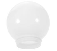 Didiseaon lamp Shades Acrylic Globe lamp Shade White 15cm Diameter 8cm Mouth Seamless Stitching Fall Resistant for Pendant Wall Sconces Indoor Outdoor