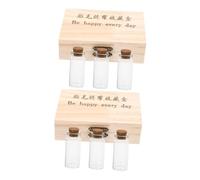 Didiseaon Lanugo Cord Storage Box Hair Keepsake Fetal Hair Container Wood Tooth Savers for Boys and Girls Umbilical Cord Preserving Box and Tooth Keepsake Newborn