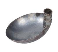 Didiseaon Large Capacity Cast Iron Water Scoop Ladle with Integral Moulding and Comfortable Grip, Sturdy Kitchen and Housewarming Gift for Efficient Water Scooping