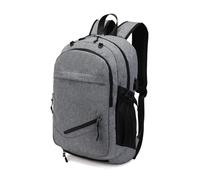 Didiseaon Large Capacity Oxford Cloth USB Backpack with Basketball Net and Dual Buckles for Football Soccer Volleyball Storage Men Outdoor Sports Rucksack with Laptop Compartment and
