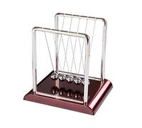 Didiseaon Large Decorative Newton Pendulum Ball Eye Catching Kinetic Art for Home Office Desktop Ornament Demonstrates Conservation of Momentum Energy