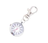 Didiseaon Large Dial Pocket Watch for Couples Boy Girl and Men Roman and Arabic Numbers Quartz Movement and Keychain Watch Design for Everyday Carry
