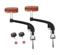 Didiseaon Large Semi-metal Fishing Reel Replacement Handle Grip Wooden Arm Repair Part for Sea and Freshwater Anglers Easy to Install and Carry