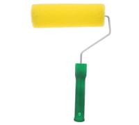 Didiseaon Large Textured Sponge Paint Roller with Ergonomic Handle for Wall Painting and Clean Texture Roller Brush for Consistent Finish Walls and Ceilings