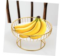 Didiseaon Large White Metal Fruit Tray with Hollow Wire Basket Design Snack Storage Container for Kitchen and Living Spacious Iron Wire Fruit Bowl for Desserts Lightweight and Artistic Home