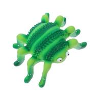 Didiseaon Latex Pet Chew for Puppies and Cats, Squeaky Spider and Ladybug Shapes, Sturdy Material Suitable for Teething and Interactive Play, Light Green Colour