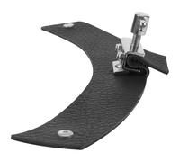 Didiseaon Leather Drum Mute Pad Drum Dampening Pad Professional Practical Black Metal Tone Control Change Vibration Frequency for Drummers