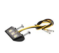 Didiseaon LED Screw Distance 26mm Pp Material License Plate Light with High Brightness Visibility for Motorcycle and Car for Safe Night Riding