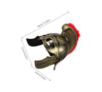 Didiseaon Lightweight Roman Soldier Helmet with Adjustable Visor Medieval Greek Athena Face Mask for Cosplay Halloween Parties School Plays and Larp Knight Battle Accessory