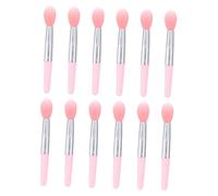 Didiseaon Lip Mask Brush Cosmetic Lipstick Brush Silicone Lipstick Applicator 12Pcs Compact Travel-Sized for Precise Application at Home Or On-The-Go