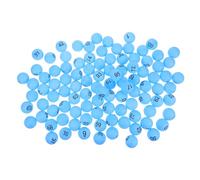 Didiseaon Lottery Ball Machine with 100 Numbered Balls 1-90 4cm Plastic Printed for Entertainment and Party Games 100 for Prize Draws and Beer Pong Activities