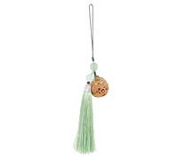 Didiseaon Lotus Flower Hanging Phone Pendant for Students Multi-functional Decorative Phone Chain Tassel Resin Material Vintage Style for Mobile Accessories