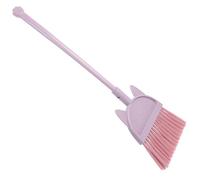 Didiseaon Lovely Cat Cartoon Small Broom for Lightweight and Portable Cleaning Tool PP Pet Material Suitable for Boys and Pretend Play and Home Sweeping Activities
