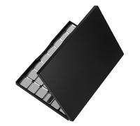 Didiseaon Magnetic Eyeshadow Palette Kit with 48pcs 16x19mm Metal Pans, Empty Refillable Makeup Palette Tray with Mirror, Cosmetic Organizer for DIY Eyeshadow and Blush Storage