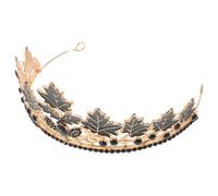 Didiseaon Maple Leaf Crown Headband Tiara for Women - Goddess Costume Party Hair Accessory, Elegant Queen Headpiece for Birthday and Festival Use