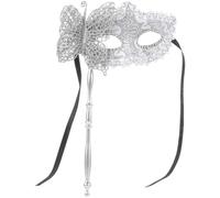 Didiseaon Masquerade Mask for Women: Halloween Costume Carnival Venetian Party Mask with Stick for Fancy Dress Dancing Party Cosplay Prom
