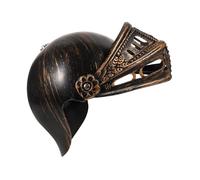 Didiseaon Medieval Style Cosplay Helmet Antique Soldier Headgear Plastic Costume Hat for Party Dress Up with Historical Roman Design