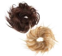 Didiseaon Messy Bun Hair Pieces Fluffy and Realistic Design Made of High-temperature Fiber Easy to Use 2 Pcs Hair Accessories for Women for Casual or Formal Hairstyles