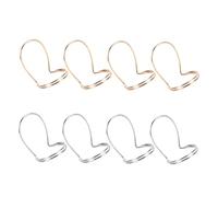 Didiseaon Metal Finger Picks for Folk Guitar and Classical Guitar - 8Pcs Comfortable Thumb Index Finger Protectors Creative Design for Practice and Collection