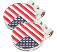 Didiseaon Metal Golf Hat Clip Ball Markers 2pcs Decorative Portable