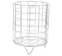 Didiseaon Metal Rabbit Hay Feeder Iron Rack for Slow Feeding Bunny Cage Accessory Portable Household Feeder to Reduce Waste and Keep Cage Clean Silver