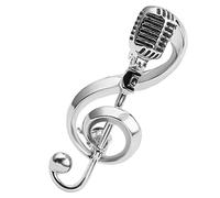 Didiseaon Microphone Music Note Brooch Pin for Women Fashionable Enamel Pin for Parties Concerts and Special Occasions Unique for Friends and Comfortable Wear