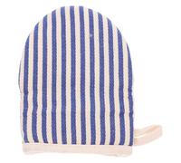 Didiseaon Microwave Oven Mitts Heat Resistant Oven Glove Blue Cotton Kitchen Mitt Flexible Insulation