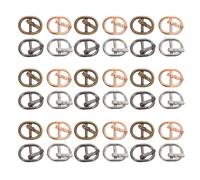 Didiseaon Mini Buckles for Crafts Diy Doll Shoes Buckles Small Pin Buckles for Shoes and Garments Secure Fastening Accessories for Doll Shoes Replacement