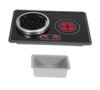 Didiseaon Mini Cooking Appliances with Induction Cooker Sink for Educational Role Play Kitchen for Encouraging Cognitive Growth and Family Bonding